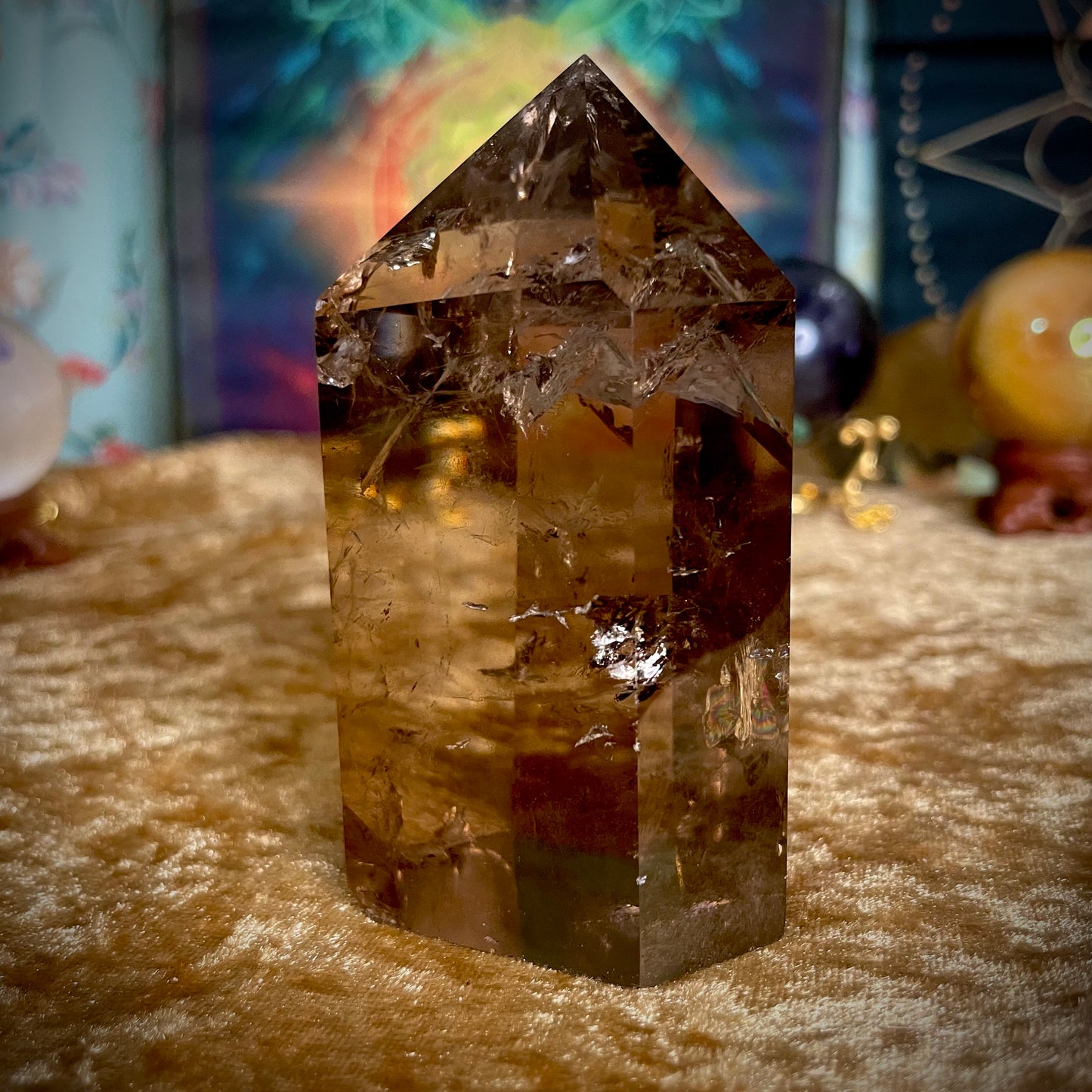 Smoky Quartz Tower (SQT06)