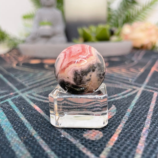 Mini Rhodochrosite Sphere (RMS01)