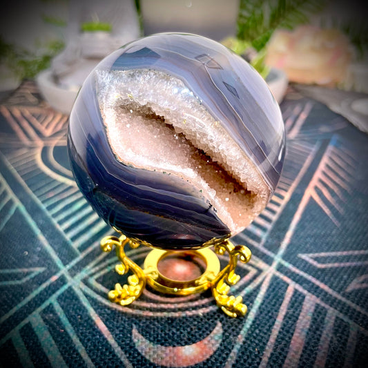 Druzy Agate Sphere (DAS07)