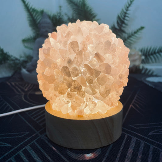 Rose Quartz Lamp