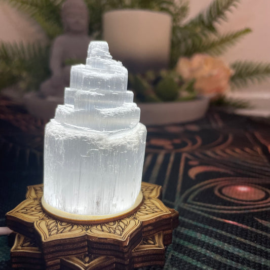 Satin Spar “Selenite” Pillar (Small)