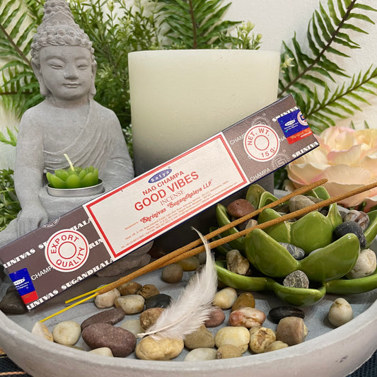 ‘Good Vibes’ SATYA Incense Joss Sticks