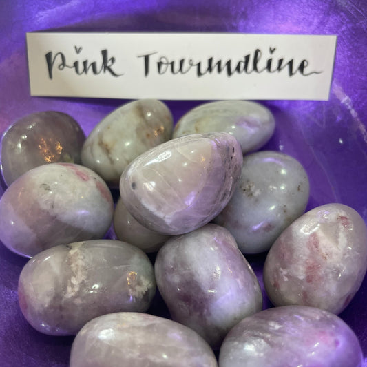 Pink Tourmaline Tumble Stone