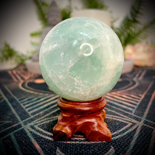 Pistachio Calcite Sphere (PCS02)