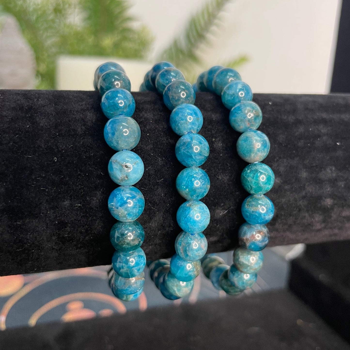 Blue Apatite Bracelet (8mm)